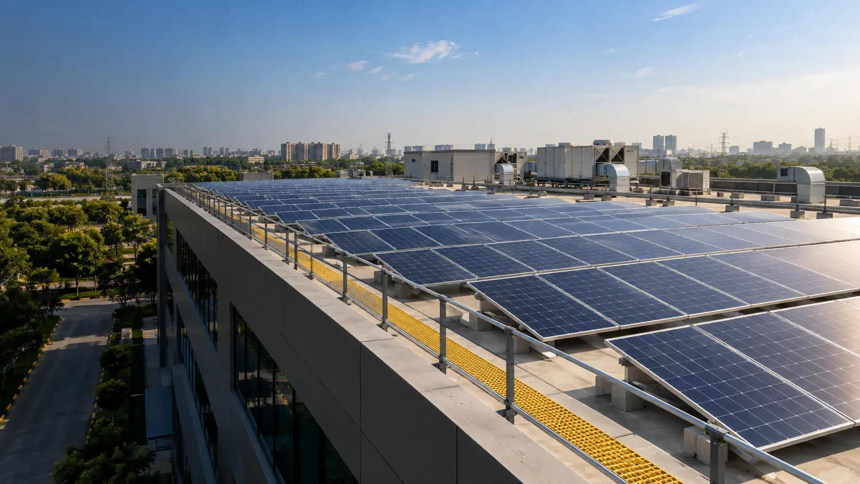 Commercial rooftop solar installations