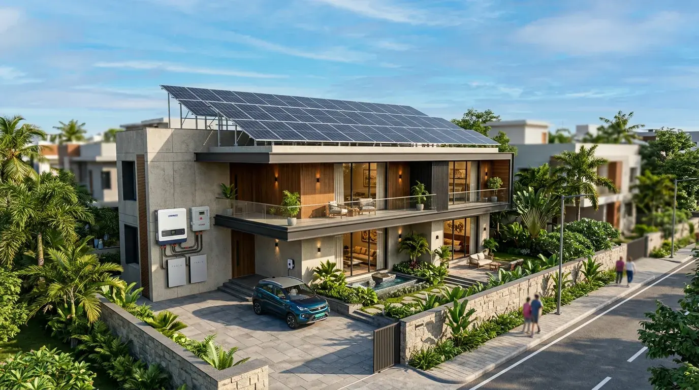 Solar Panels on Roof