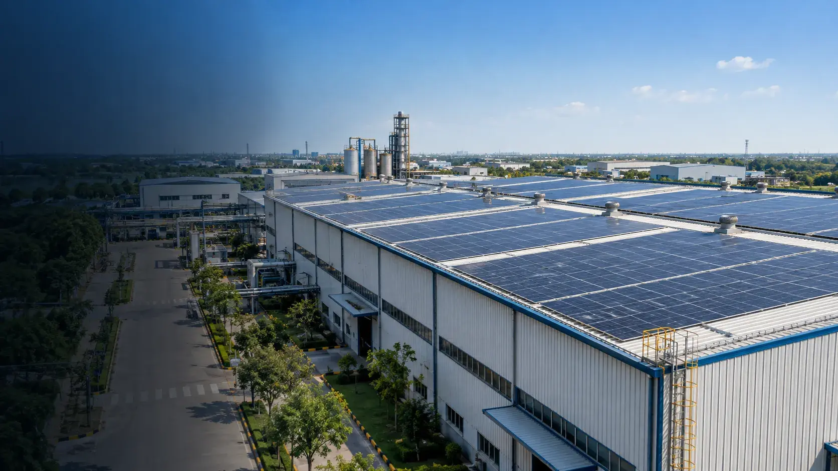 Commercial rooftop solar installations